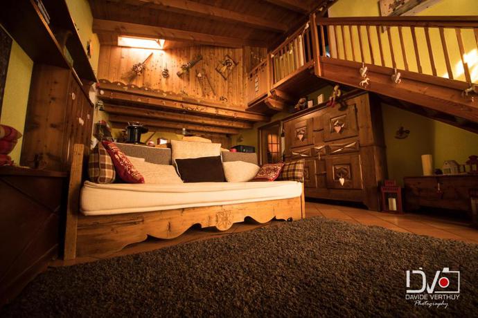 Imagen de los interiores del B&B Il Girasole, Aosta. Foto 12