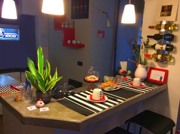 Imagen del bar/restaurante del B&B Montecarlo, Palermo. Foto 3