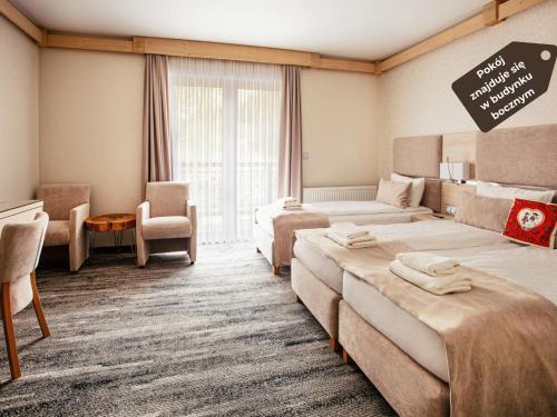 Imagen de la habitación del B&B Villa Cannes Resort Zakopane - grota solna, sauna fińska. Foto 11