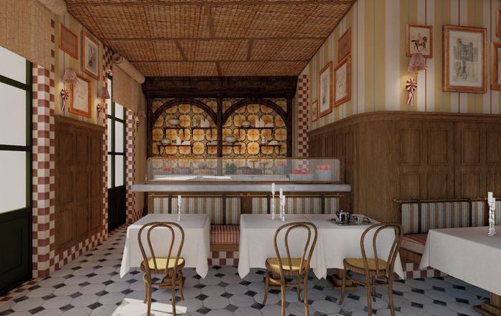 Imagen del bar/restaurante del Boutique Cristine Bedfor Malaga. Foto 2