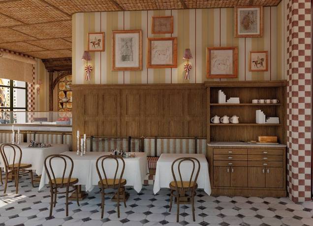 Imagen del bar/restaurante del Boutique Cristine Bedfor Malaga. Foto 5