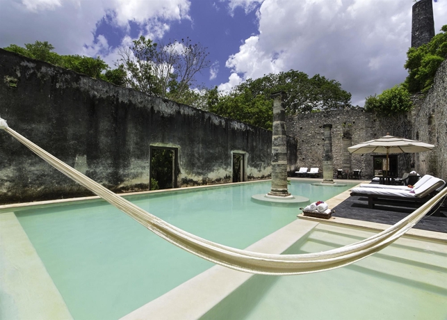 Imagen de la piscina del Boutique Hacienda Uayamon. Foto 15