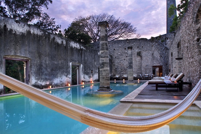 Imagen de la piscina del Boutique Hacienda Uayamon. Foto 16