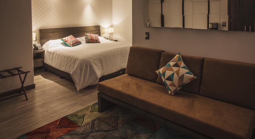 Imagen de la habitación del Boutique Hotel Platino Expo. Foto 3