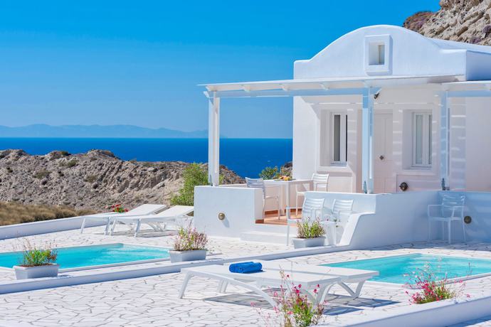 Imagen de los interiores del Boutique Katharos Pool Villas. Foto 11
