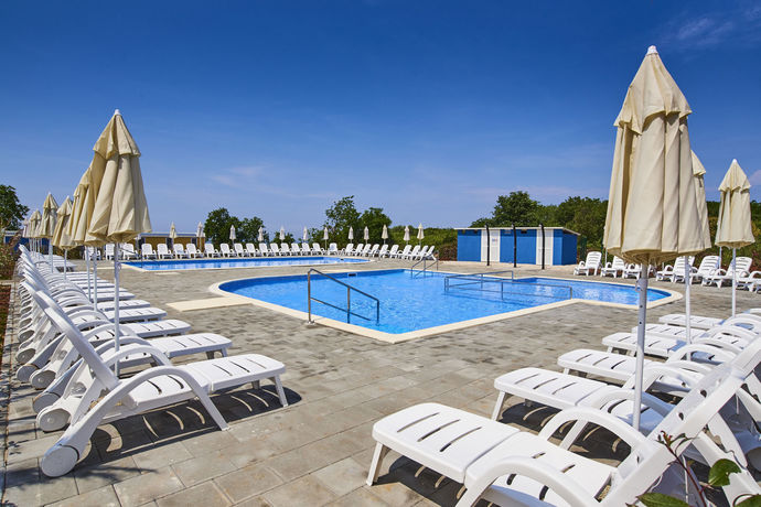 Imagen de la piscina del Camping Aminess Maravea Resort Mobile Homes. Foto 5
