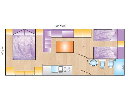 Imagen de la habitación del Camping Badiaccia Village. Foto 3