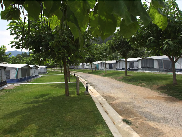 Imagen de los exteriores del Camping Campalans, Borred&aacute;. Foto 13