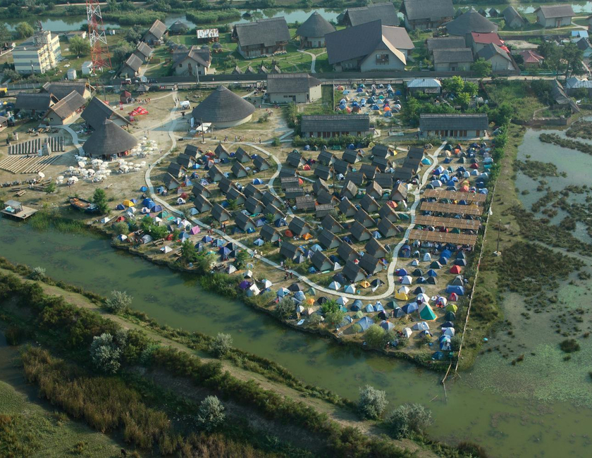 Imagen general del Camping Dolphin, Sf&acirc;ntu Gheorghe. Foto 6