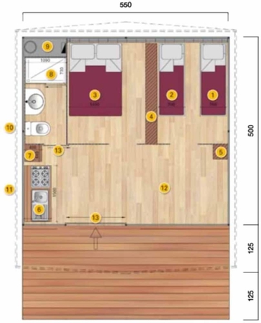 Imagen de la habitación del Camping Italia Lido. Foto 14
