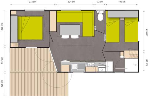 Imagen de la habitación del Camping L' Arlesienne. Foto 6