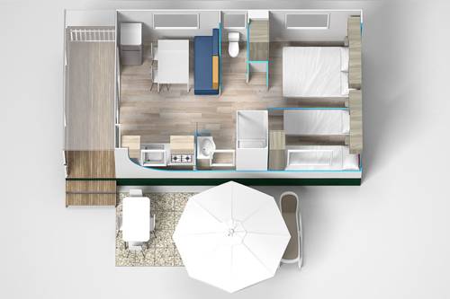 Imagen de la habitación del Camping La Rocca Village. Foto 9