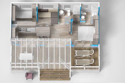 Imagen de la habitación del Camping La Rocca Village. Foto 15