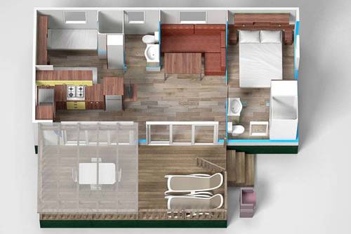 Imagen de la habitación del Camping La Rocca Village. Foto 16
