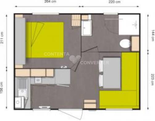 Imagen de la habitación del Camping La Route Blanche. Foto 13