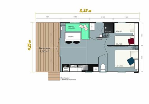 Imagen de la habitación del Camping Le Grand Paris. Foto 1