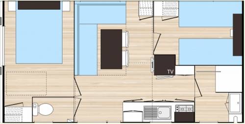 Imagen de la habitación del Camping Le Lac Des Varennes. Foto 1