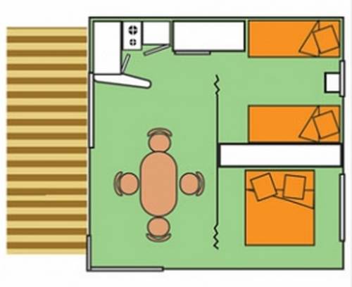 Imagen de la habitación del Camping Le Lac Des Varennes. Foto 3