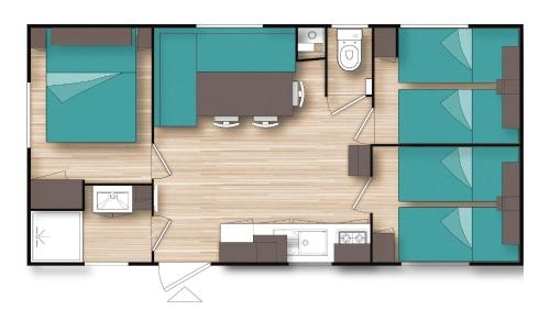 Imagen de la habitación del Camping Le Les Champs Blancs. Foto 10