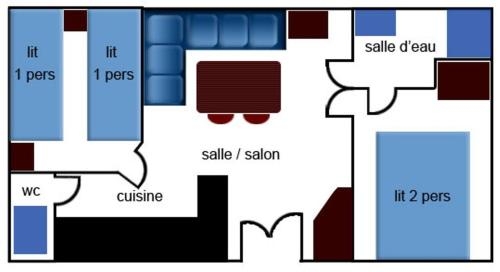 Imagen de la habitación del Camping Les Sables D'argent. Foto 9