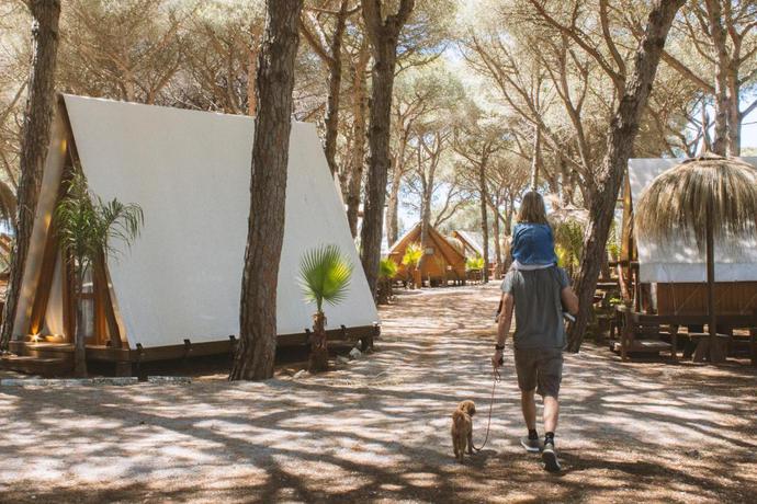 Imagen de los interiores del Camping TAIGA Conil. Foto 5