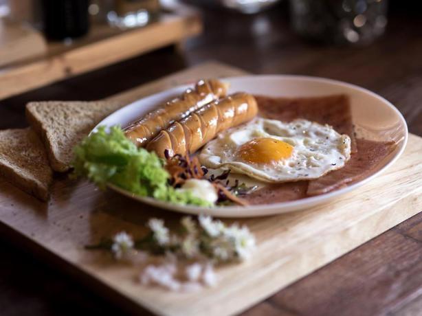 Imagen del bar/restaurante del Casa de Huéspedes Once (upon A Time) Chiang Mai Boutique Home. Foto 6