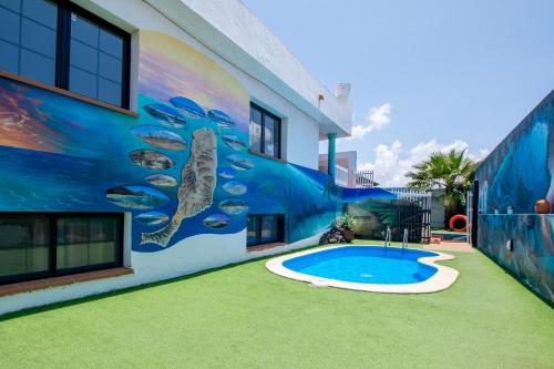 Imagen de la piscina del Casa de Huéspedes Surf Riders Fuerteventura - Adults Only. Foto 18