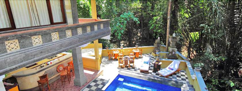 Imagen de la piscina del Hostal Bembengan Ubud Cottage. Foto 7