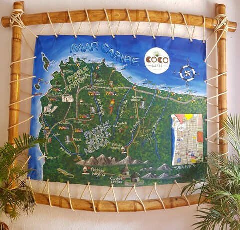 Imagen de los interiores del Hostal Coco Bahia. Foto 24