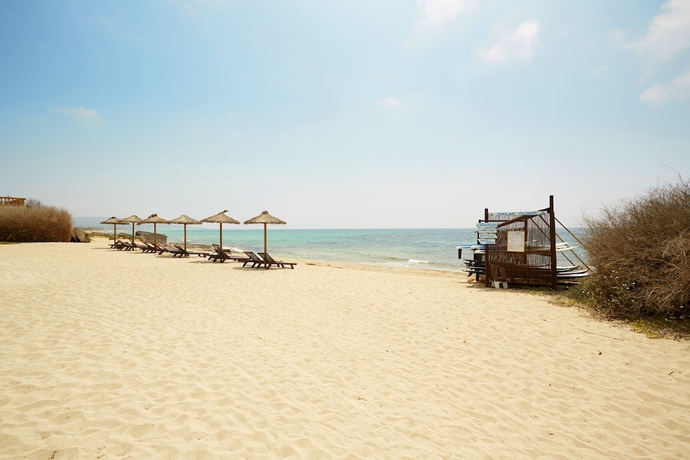 Imagen de los exteriores del Hostal Es Pi 2, Platja Migjorn. Foto 15