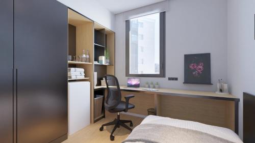 Imagen de la habitación del Hostal Home and CoLiving Pamplona. Foto 9