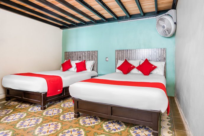 Imagen de la habitación del Hostal Santo Domingo, Centro Hist&oacute;rico de Puebla. Foto 5