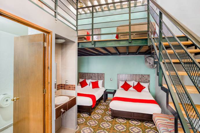Imagen de la habitación del Hostal Santo Domingo, Centro Hist&oacute;rico de Puebla. Foto 14