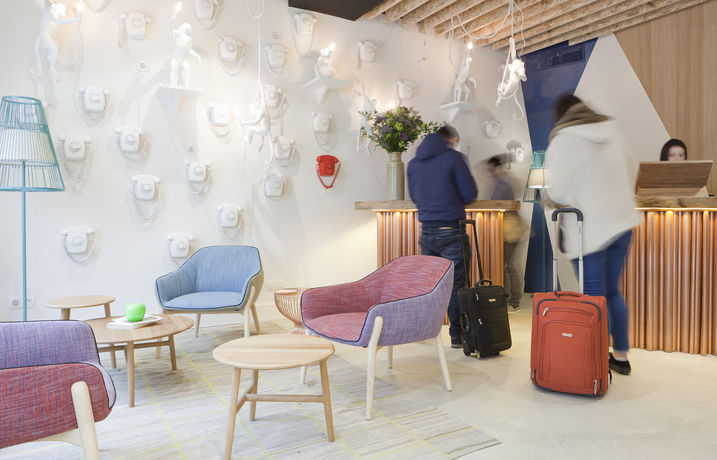 Imagen de los interiores del Hostal Sleep'n Atocha &ndash; B Corp Certified. Foto 6