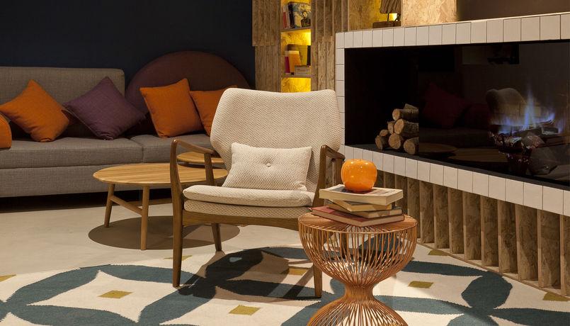 Imagen de los interiores del Hostal Sleep’n Atocha – B Corp Certified. Foto 9