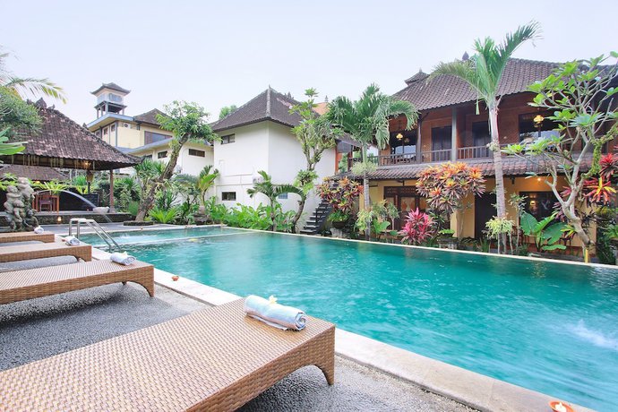 Imagen de la piscina del Hostal Ubud View Bungalow By Pramana Villas. Foto 8