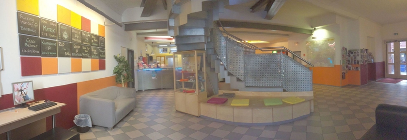 Imagen de los interiores del Hostel All In. Foto 14