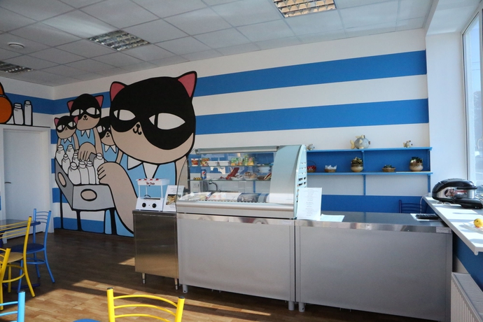 Imagen del bar/restaurante del Hostel Aqua, San Petersburgo. Foto 3