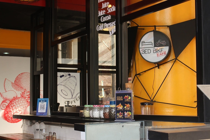 Imagen del bar/restaurante del Hostel Bed Bike. Foto 4