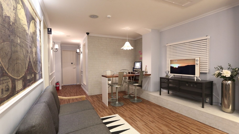 Imagen de los interiores del Hostel Blue Boat Myeongdong. Foto 16