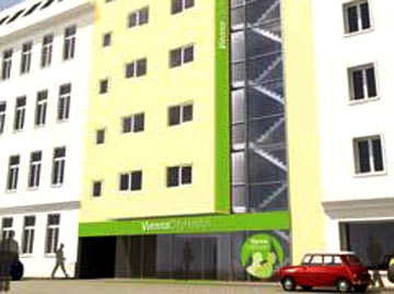 Imagen de los exteriores del Hostel CITY, Favoriten. Foto 2