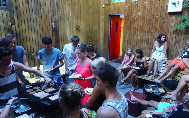 Imagen del bar/restaurante del Hostel Chiliblue Backpackers y Youth. Foto 9