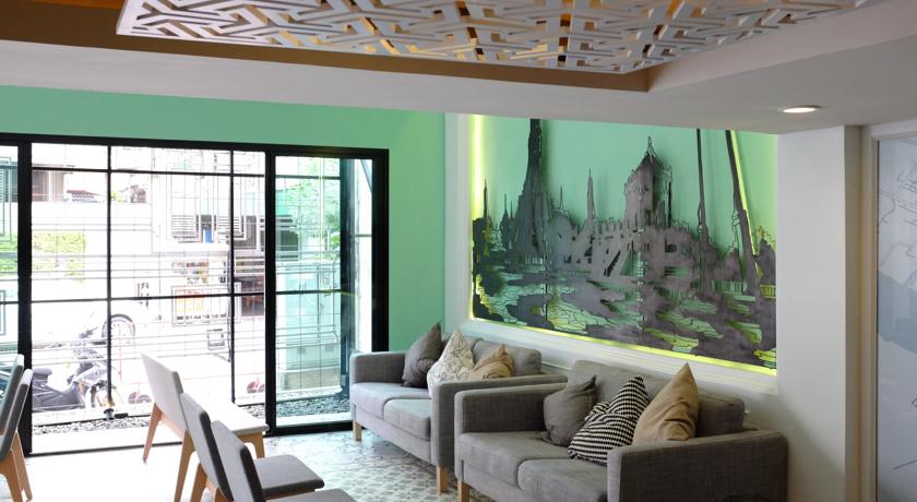 Imagen de los interiores del Hostel D Bangkok. Foto 7