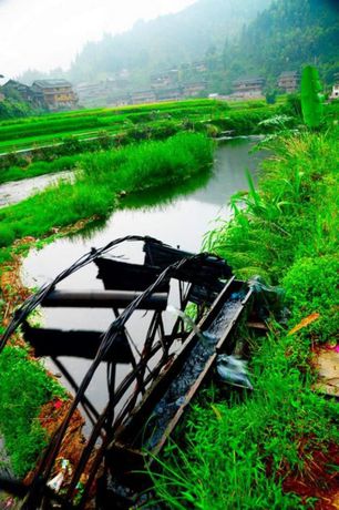 Imagen de los interiores del Hostel Dragon's Den In Longji Rice Terraces. Foto 10