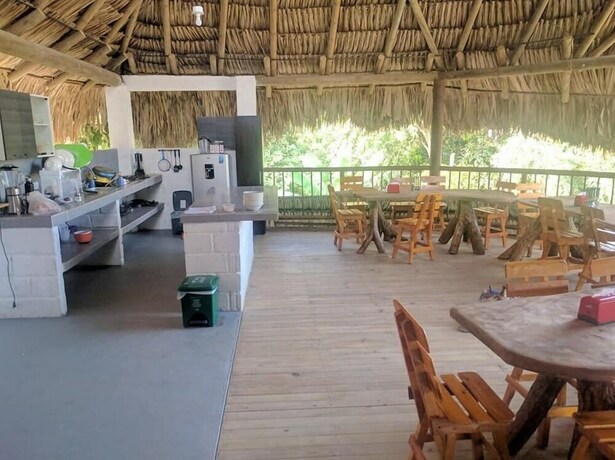 Imagen del bar/restaurante del Hostel El Zoo and Pool. Foto 16