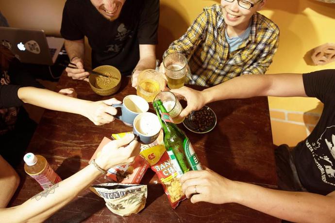 Imagen de los interiores del Hostel FLIP FLOP JIUFEN. Foto 7