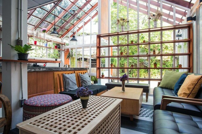 Imagen de los interiores del Hostel Haus, Chiang Mai. Foto 30