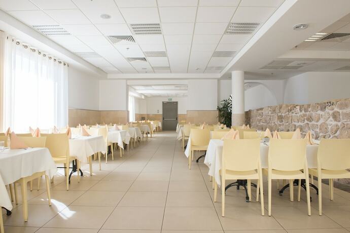 Imagen del bar/restaurante del Hostel Hi - Akko Knights. Foto 14