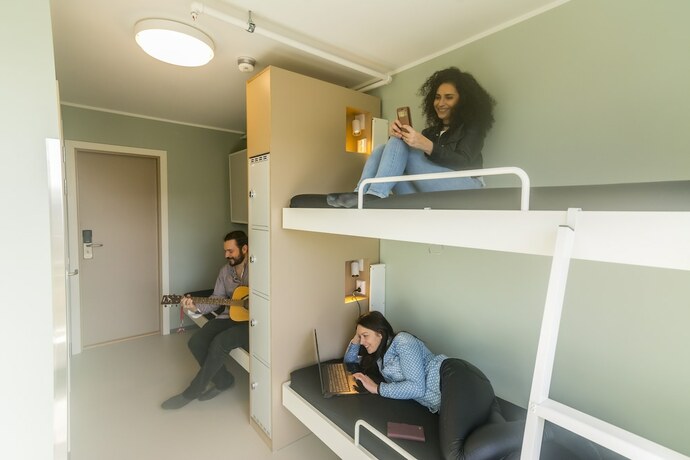 Imagen general del Hostel Hi Bergen Montana. Foto 2