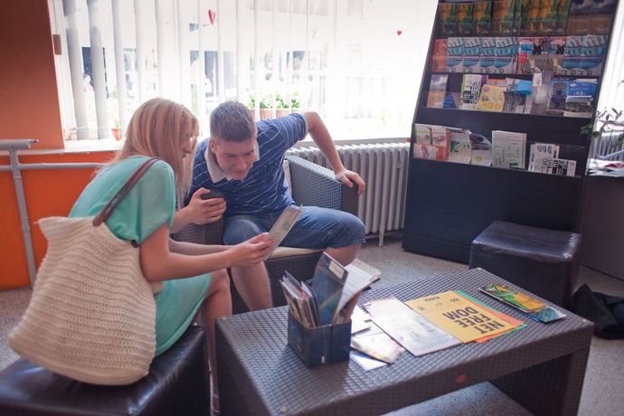 Imagen de los interiores del Hostel Hi Zagreb. Foto 14